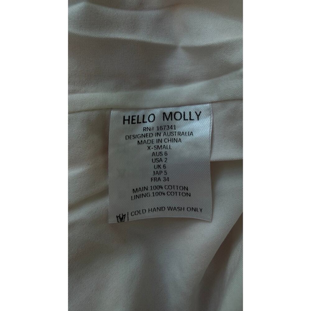 HELLO MOLLY DANCE MY WAY MINI DRESS ORANGE Sz XS/2 $130 - Picture 8 of 16